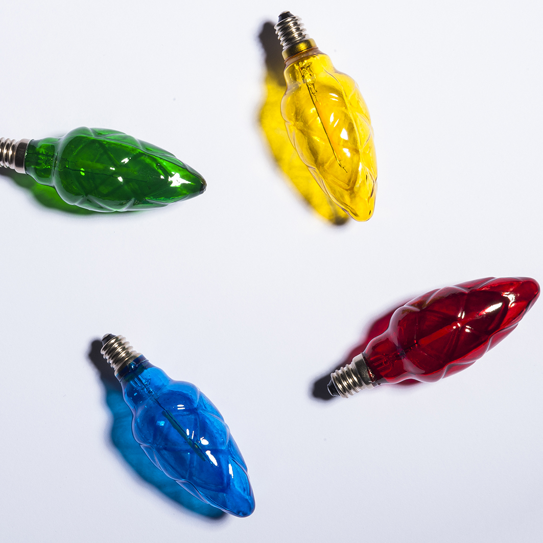 Ledková spájateľná reťaz ŠIŠKA FILAMENT farebná 12xLED/20V/0,2W, 7,7m