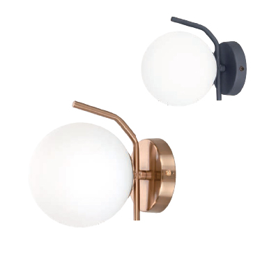 CARIMI nástenné svietidlo čierne 1xG9/5W