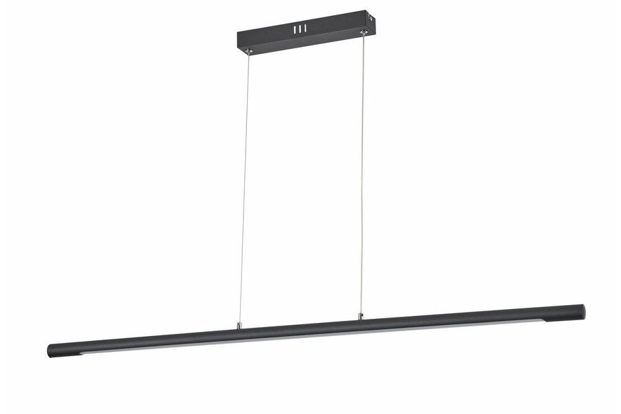 BRANSON ledkové visiace svietidlo matné čierne 1xLED/18W/4000K, 100x2,5cm