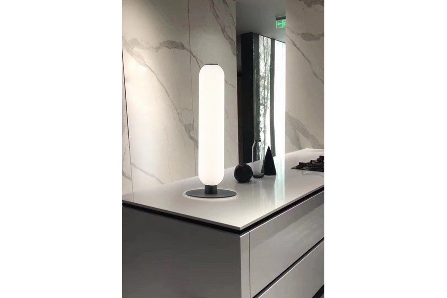 CATKIN stolná lampa matná čierna 1xLED/8W/4000K, výška: 32cm