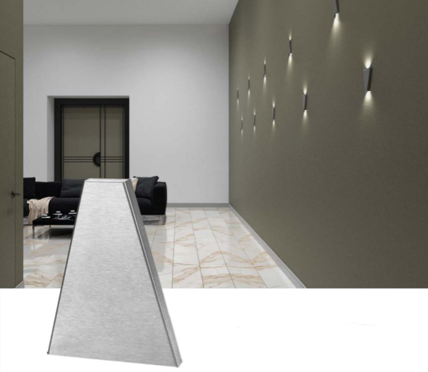 LUNA nástenné ledkové svietidlo grafit 1,5W/3000K IP44