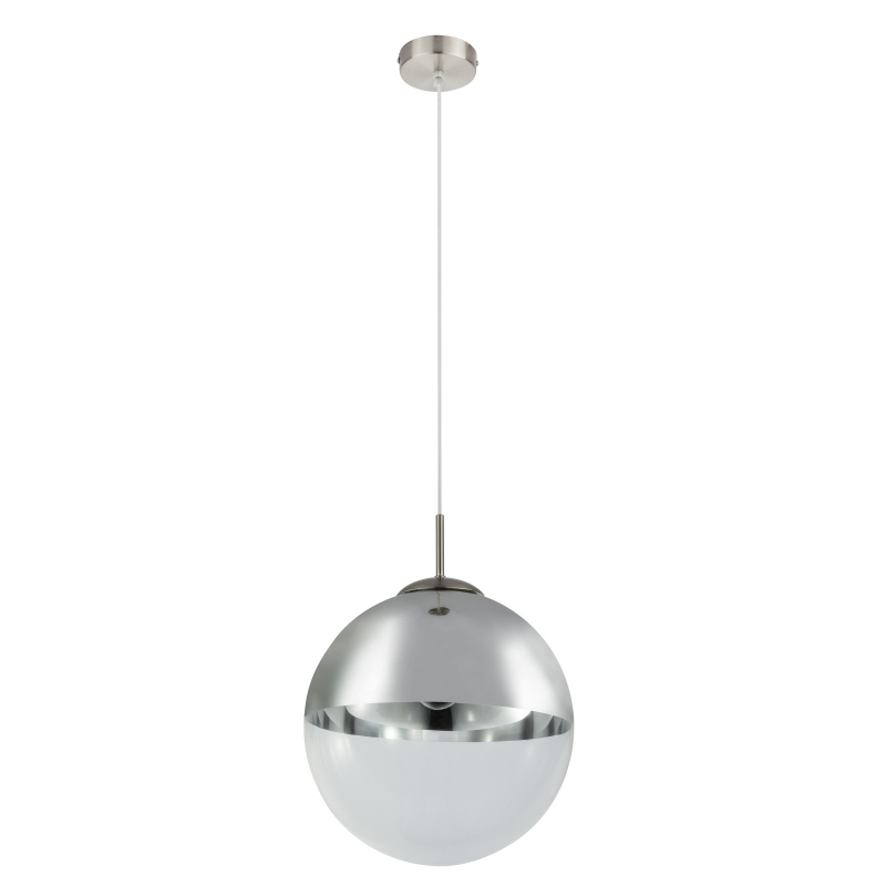 VARUS visiaci luster guľa chrómová 1xE27/40W, priemer 30cm 
