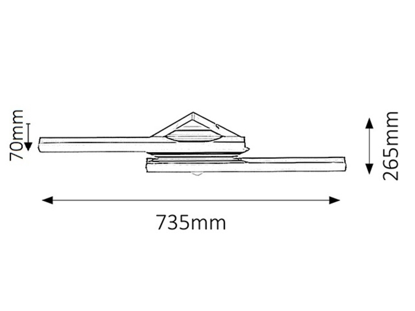 ANTONIA kúpeľňové svietidlo chróm 2xLED/12W/4000K  IP44