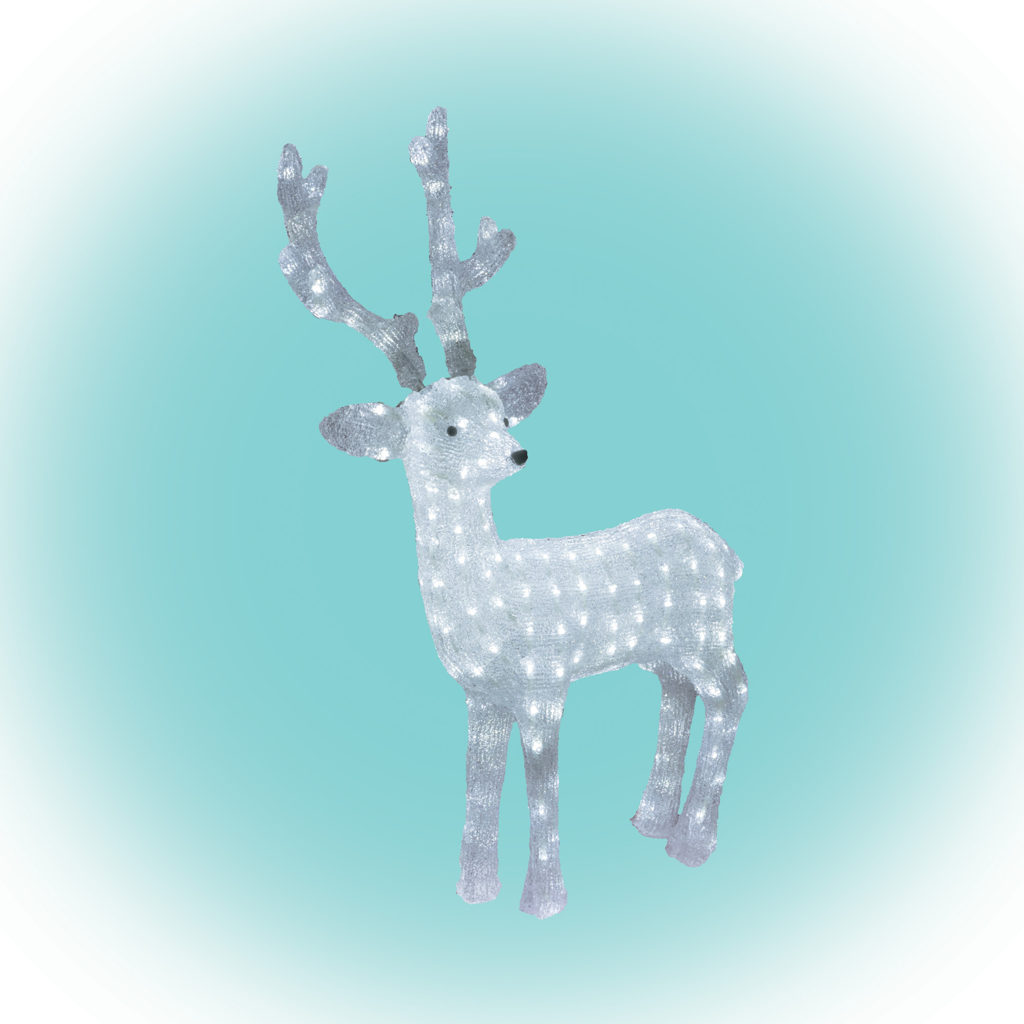 Svietiaci SOB 200LED studená biela/teplá biela, výška: 83cm