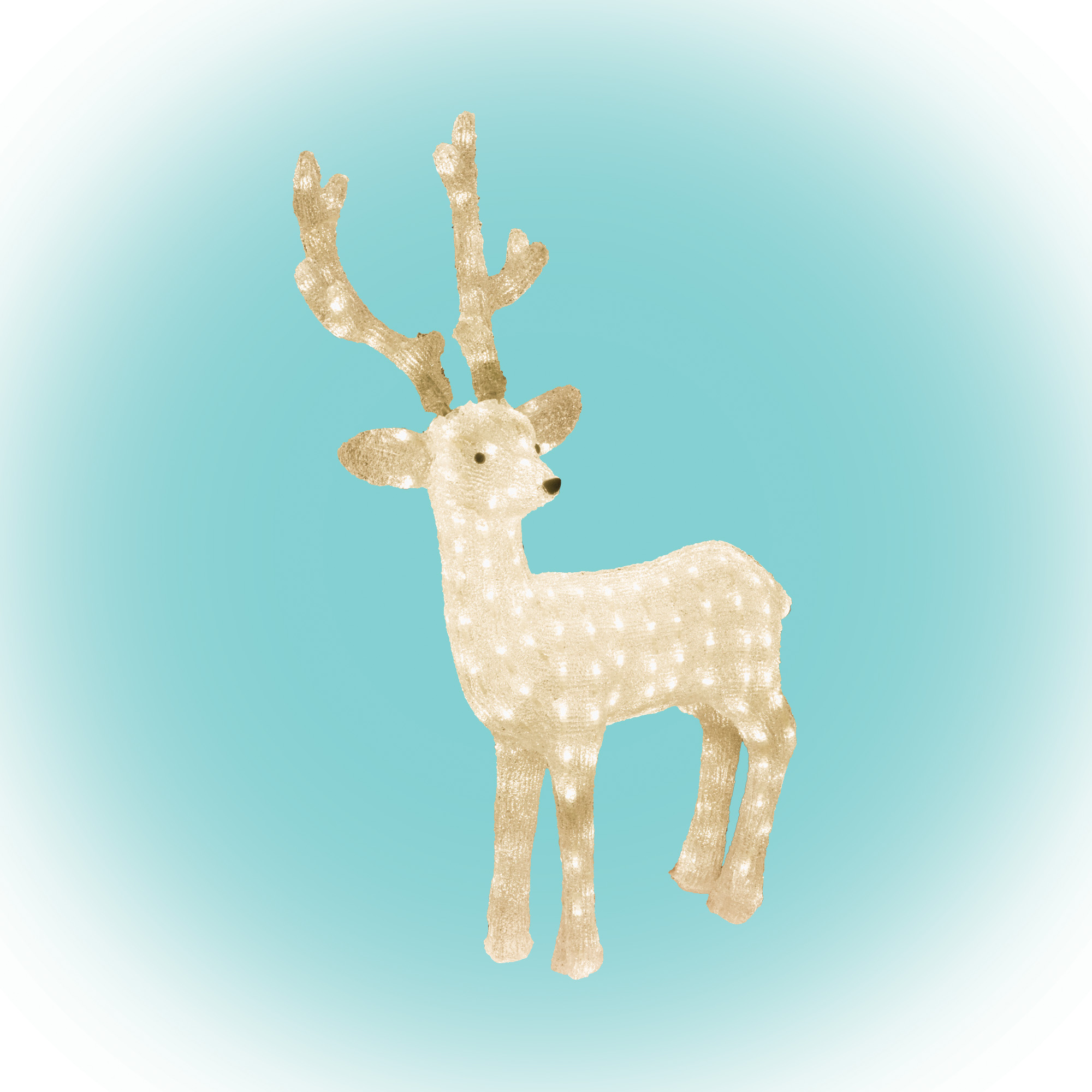 Svietiaci SOB 200LED studená biela/teplá biela, výška: 83cm