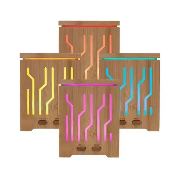 Aromatický difuzér ultrazvukový 200ml multicolor led podsvietenie