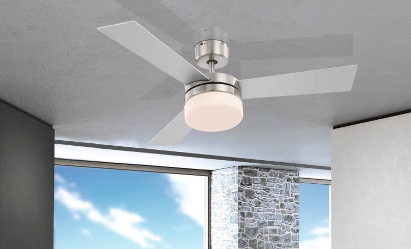 ALANA stropný ventilátor so svetlom 2xE14/40W + diaľkový ovládač