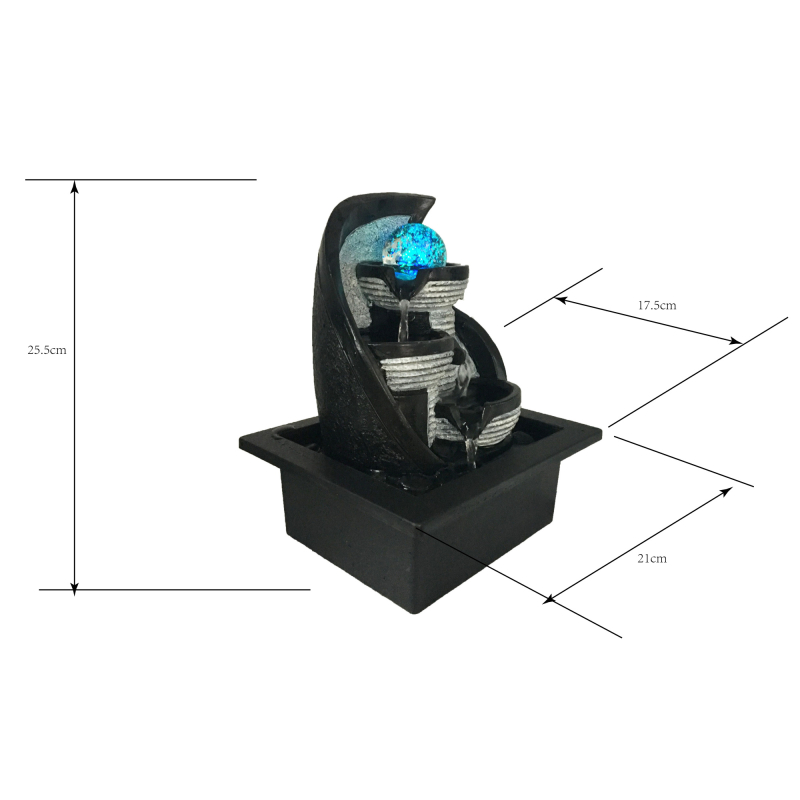ALBERT svietiaca fontánka 4xRGB LED 0,13W/12V