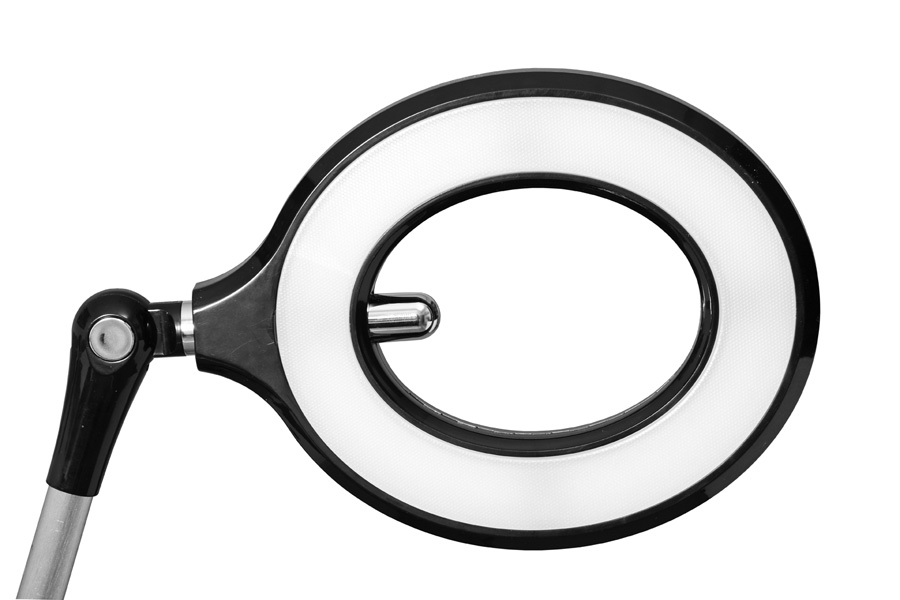 ALEX dotyková stmievateľná stolná led lampa biela/strieborná 10W/3000-6000K 