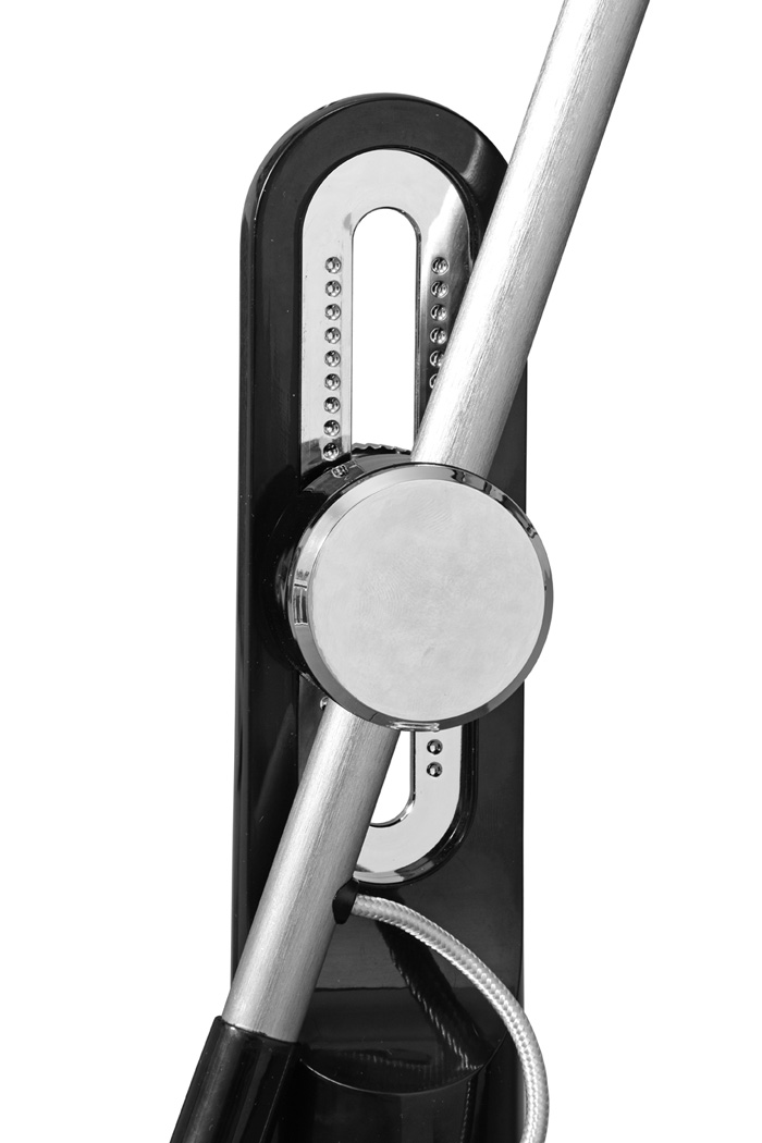 ALEX dotyková stmievateľná stolná led lampa biela/strieborná 10W/3000-6000K 