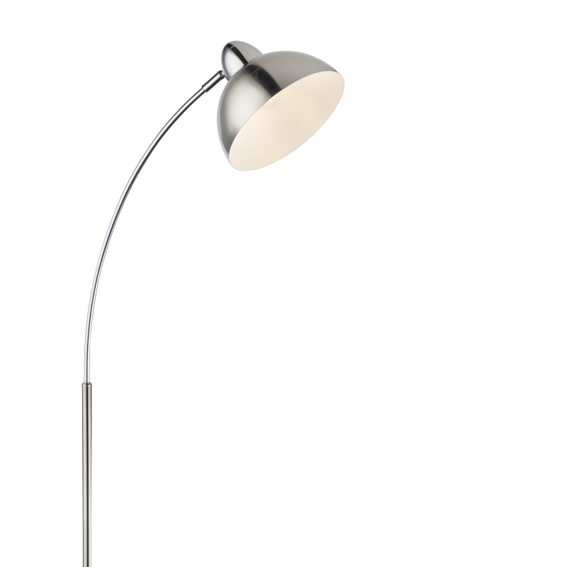 ANITA stojanová lampa matný nikel-chróm 1xE27/40W, výška: 155cm 