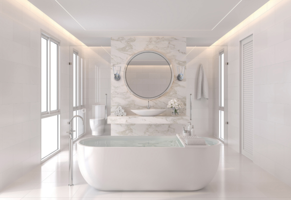 BALI kúpeľňové svietidlo nástenné chróm/číra 1xE14/25W IP44