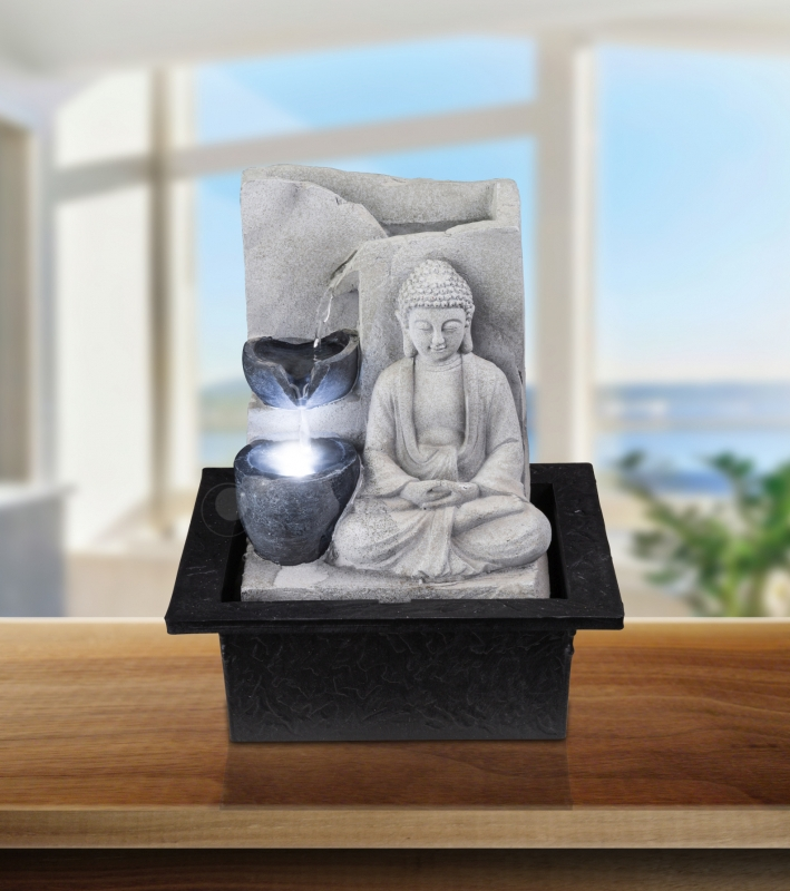 ALBERT svietiaca fontánka BUDHA 1xLED 0,13W/12V