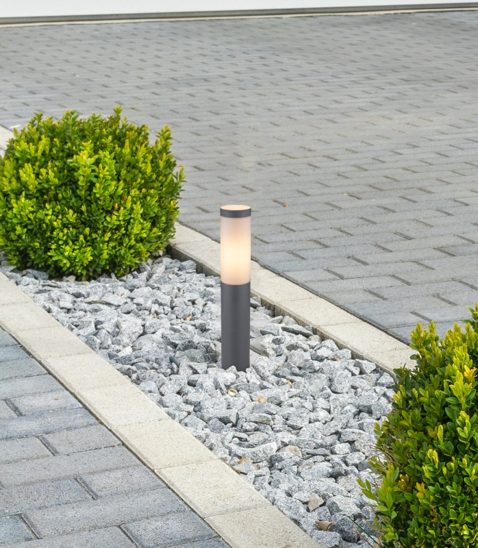 BOSTON vonkajšie svietidlo antracit stĺpik 45cm 1xE27/60W IP44