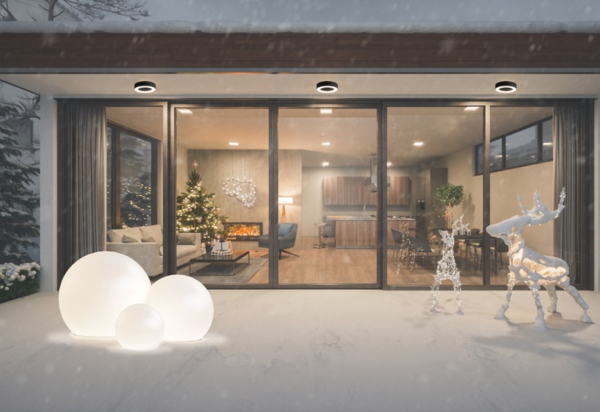 MERIDA stropné led svietidlo 12W IP54