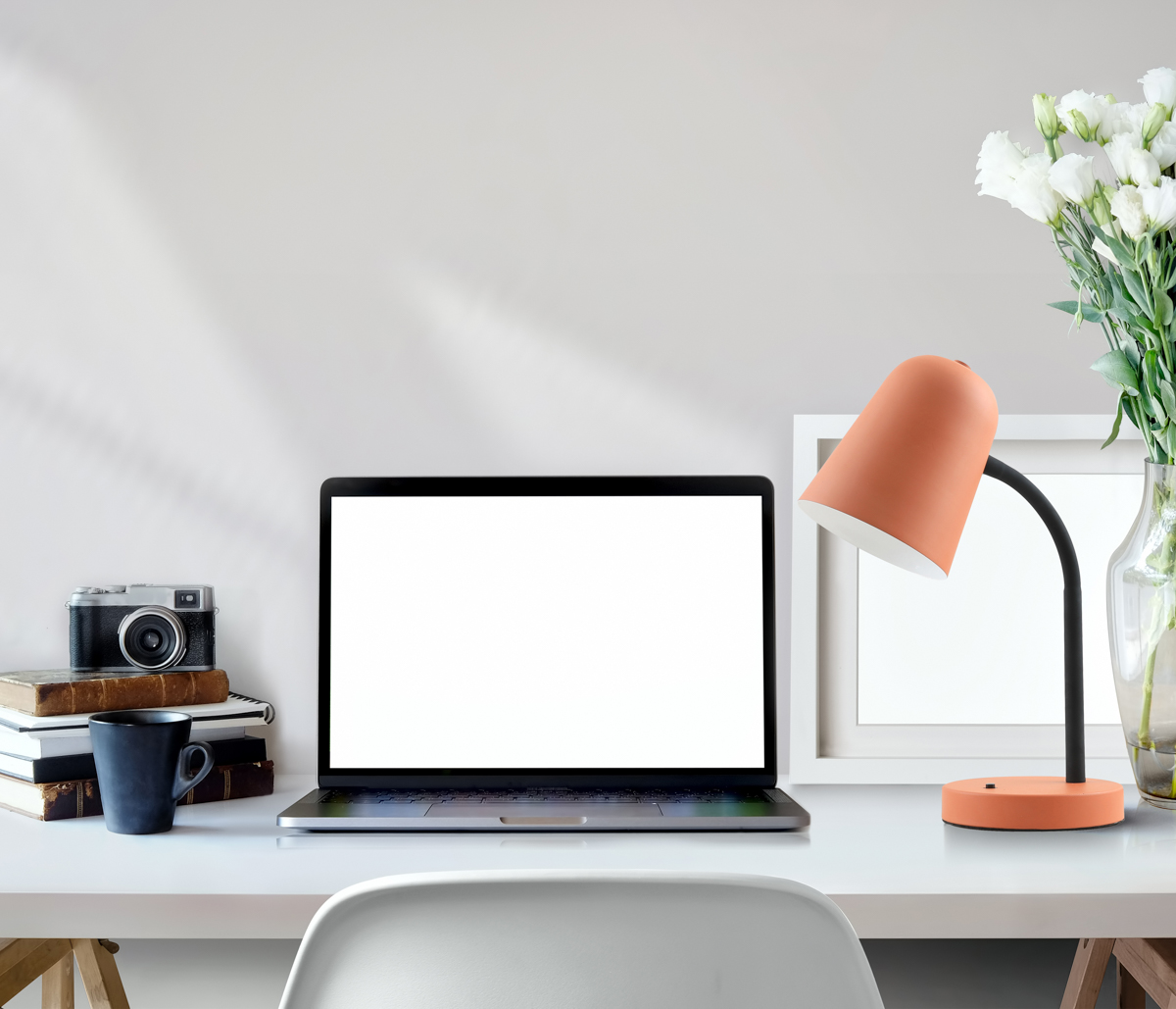 PRATO stolná lampa oranžová 1xE27/5W, výška: 36cm