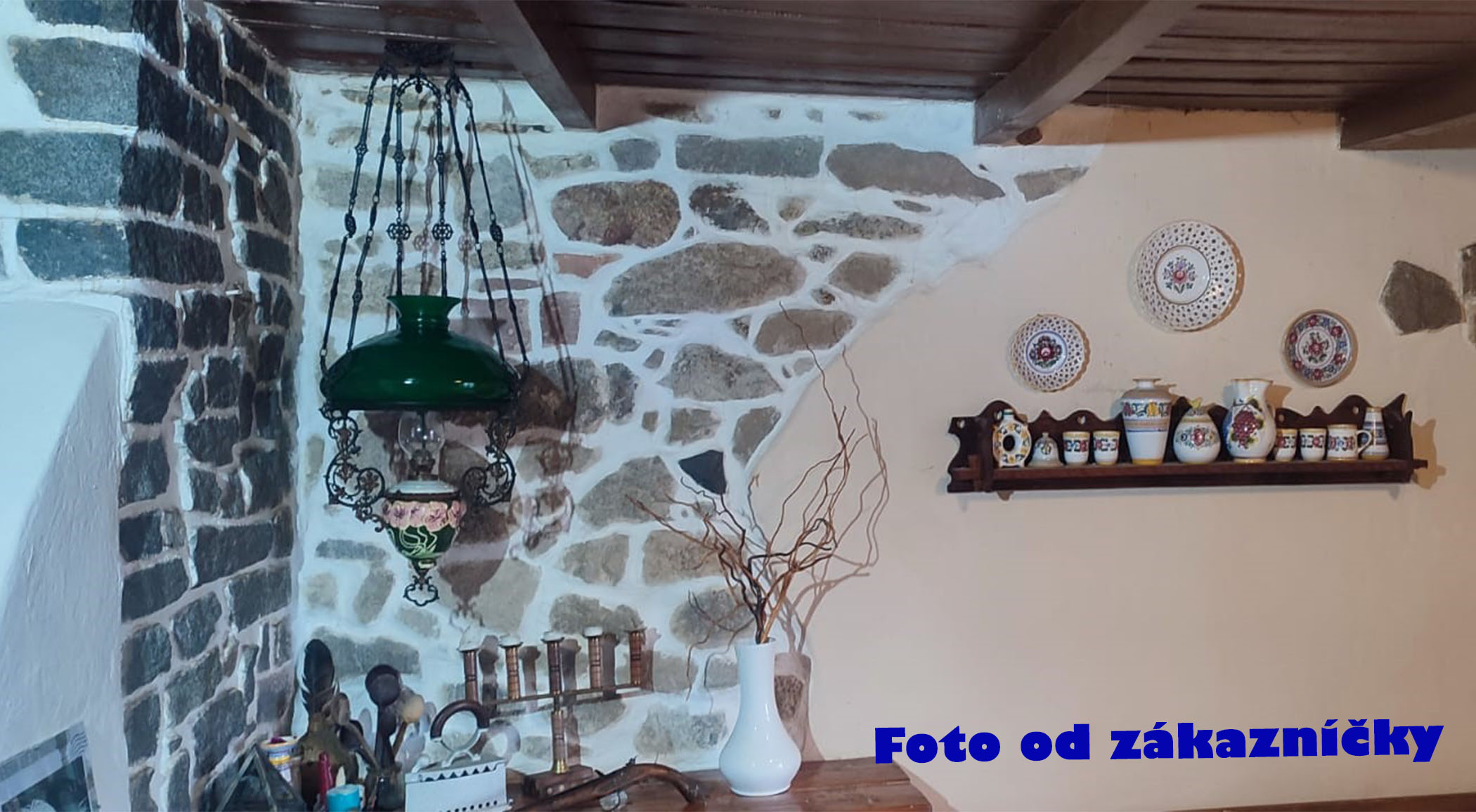 Náhradné tienidlo priemer 34,7cm petrolejkové lesklé zelené