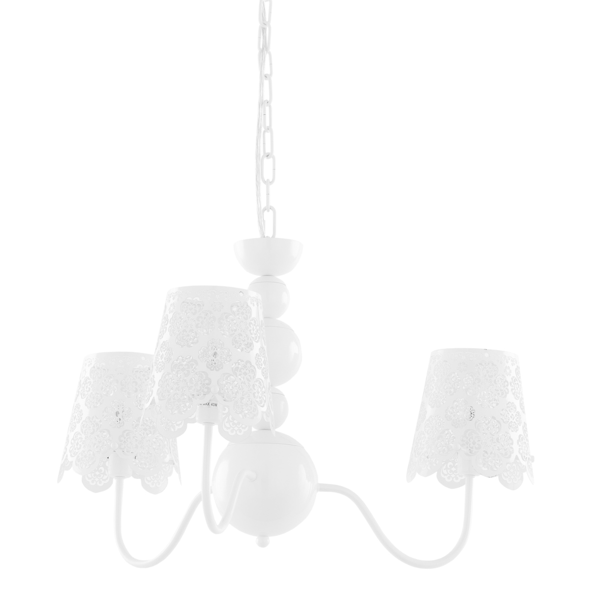ARIANNA visiaci luster biely 3xE14/40W