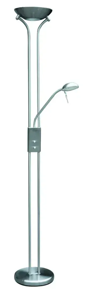 BETA stojanová lampa matný chróm so stmievačom 1xR7S/230W + 1xG9/40W, výška: 181cm