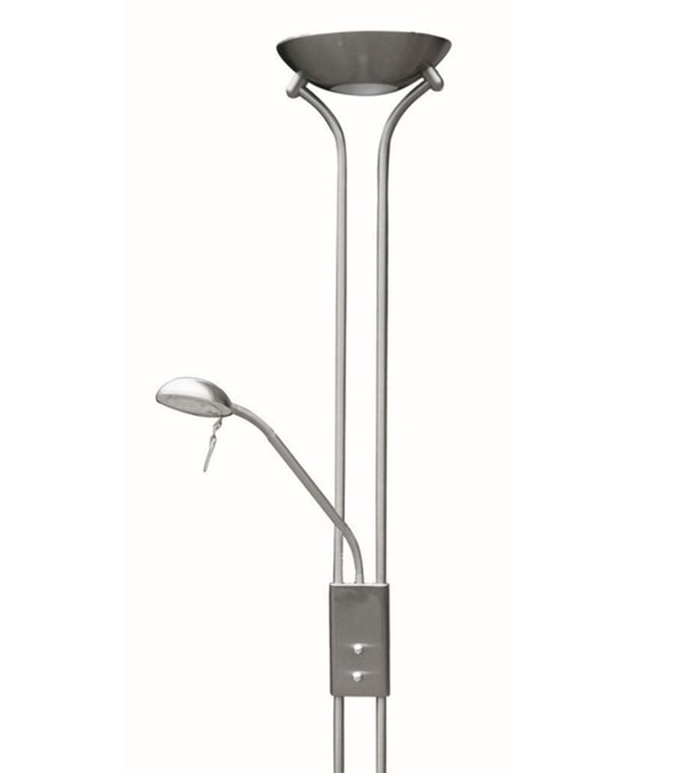 BETA stojanová lampa matný chróm so stmievačom 1xR7S/230W + 1xG9/40W, výška: 181cm