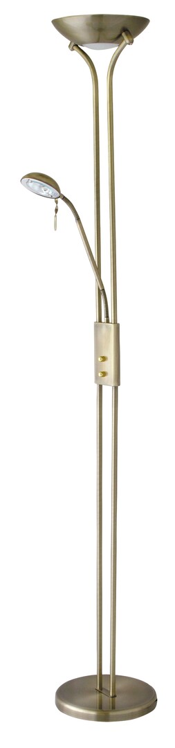 BETA stojanová lampa broznová so stmievačom 1xR7S/230W + 1xG9/40W, výška: 181cm 