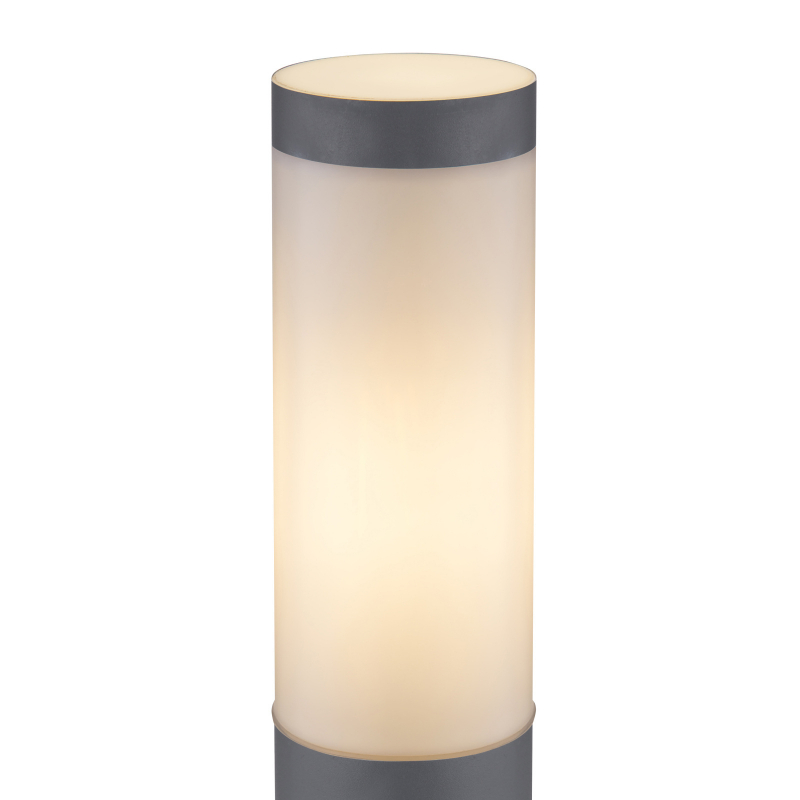 BOSTON stĺpik antracit 45cm so senzorom pohybu 1xE27/60W IP44