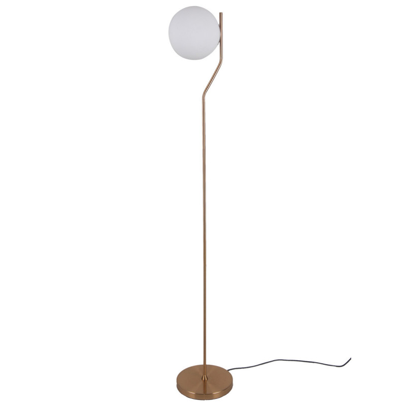 CARIMI stojanová lampa meď/biela 1xE27/5W