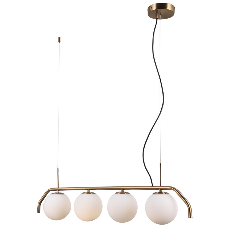 CARIMI visiaci luster meď/biela 4xG9/5W