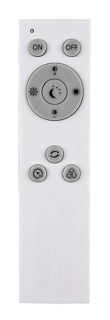 CEILO závesné svietidlo čierne s diaľkovým ovládačom LED/38W/CCT, výška: 130cm