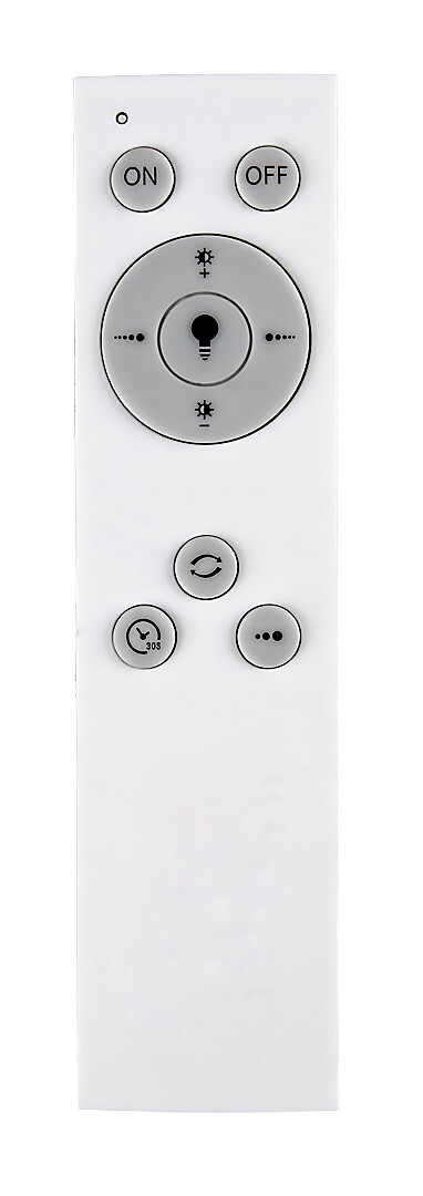CEILO závesné svietidlo biele s diaľkovým ovládačom LED/38W/CCT, výška: 130cm