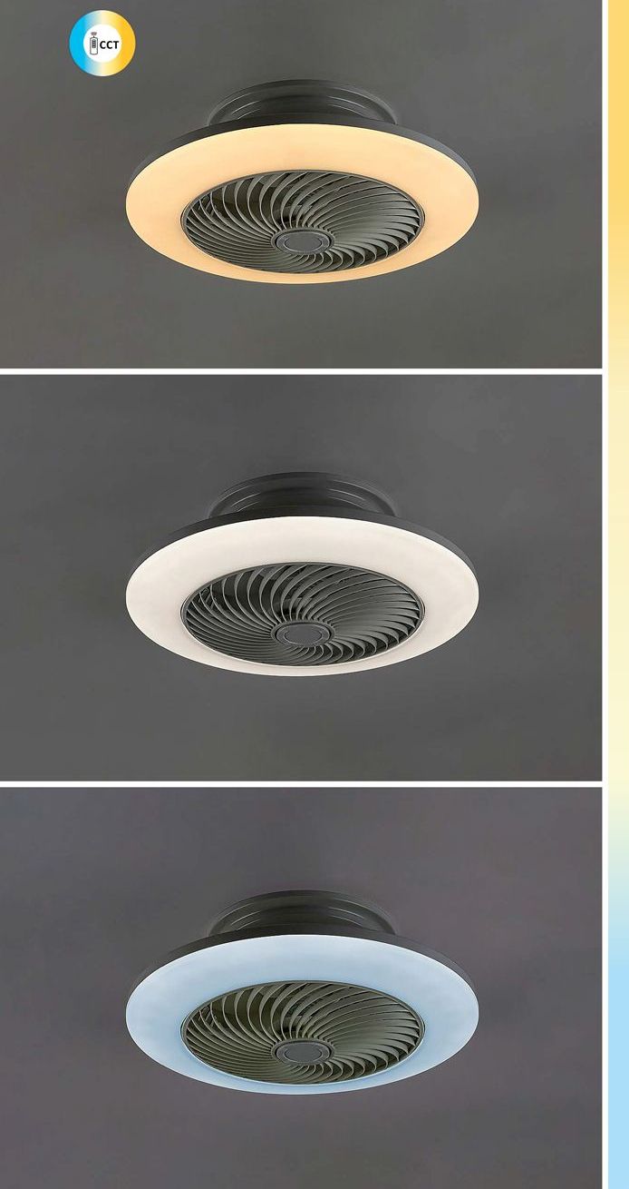 DALFON stropný ventilátor biely so svetlom LED 36W + diaľkové ovládanie