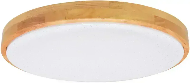 LENA stropné svietidlo s efektom trblietania s diaľkovým ovládačom LED/60W svetlé drevo, priemer: 52cm