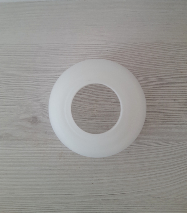 Náhradné sklenené tienidlo DIANA matné biele priemer 8,8cm, pre závit E14 