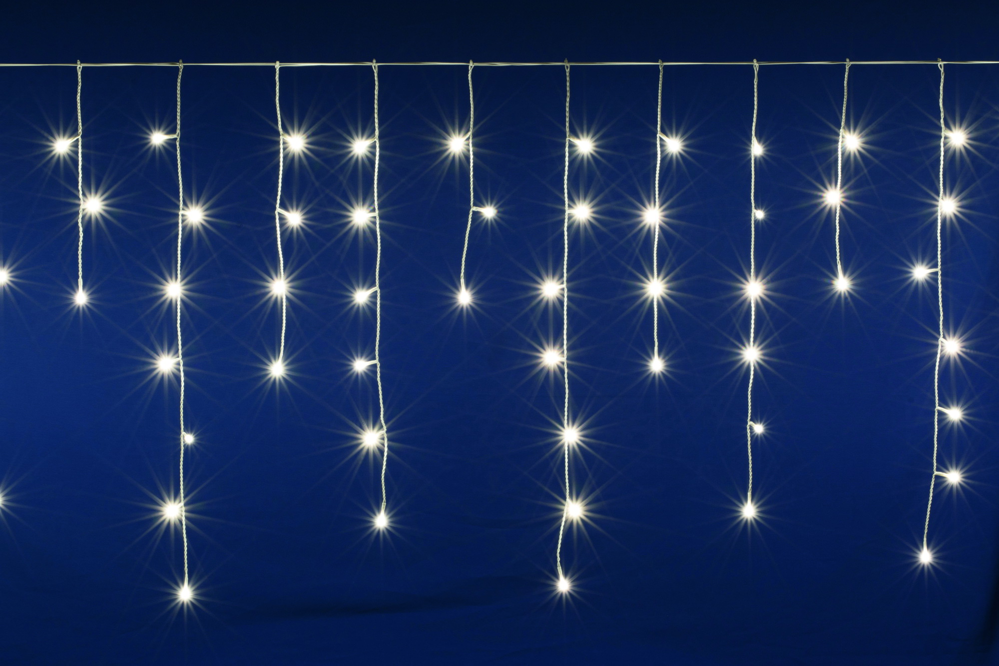 Spájateľný vonkajší záves 200LED teplá biela, 5m