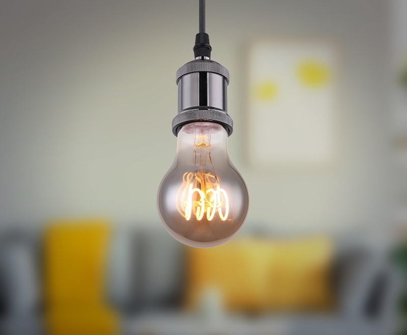 Dekoratívna LED žiarovka dymová E27/4,5W=20W/2000K, stmievateľná