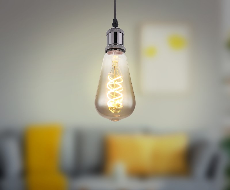 Dekoratívna LED žiarovka dymová E27/6,5W/2000K, stmievateľná