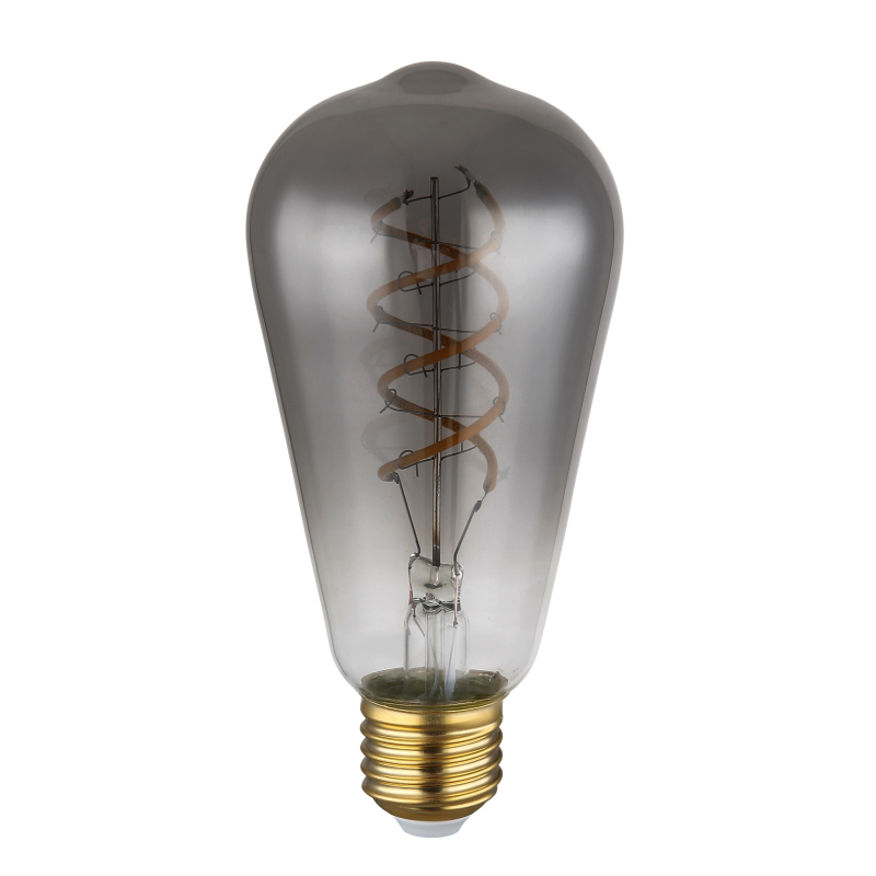 Dekoratívna LED žiarovka dymová E27/6,5W/2000K, stmievateľná