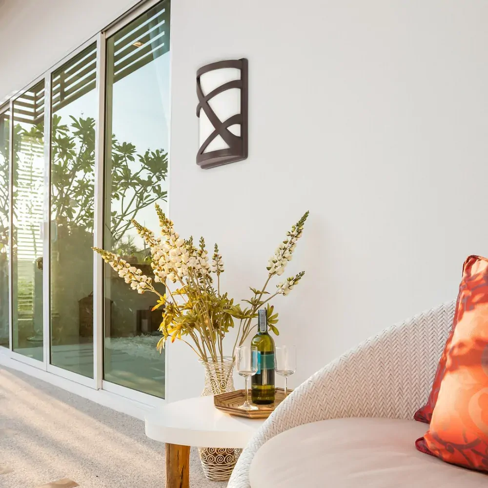 DURANGO nástenné prachotesné svietidlo hnedé 1xE27/40W IP54