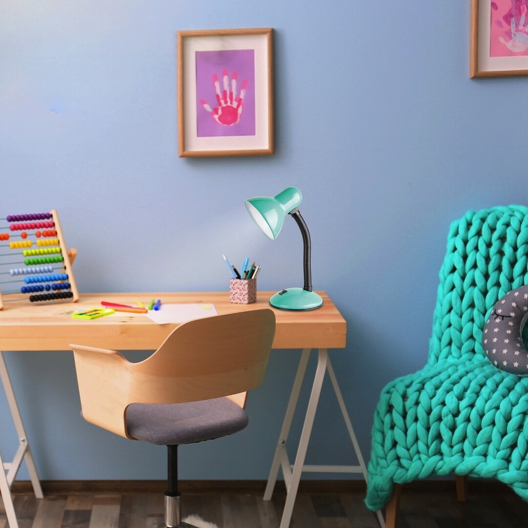 DYLAN stolná lampa zelená 1xE27/40W