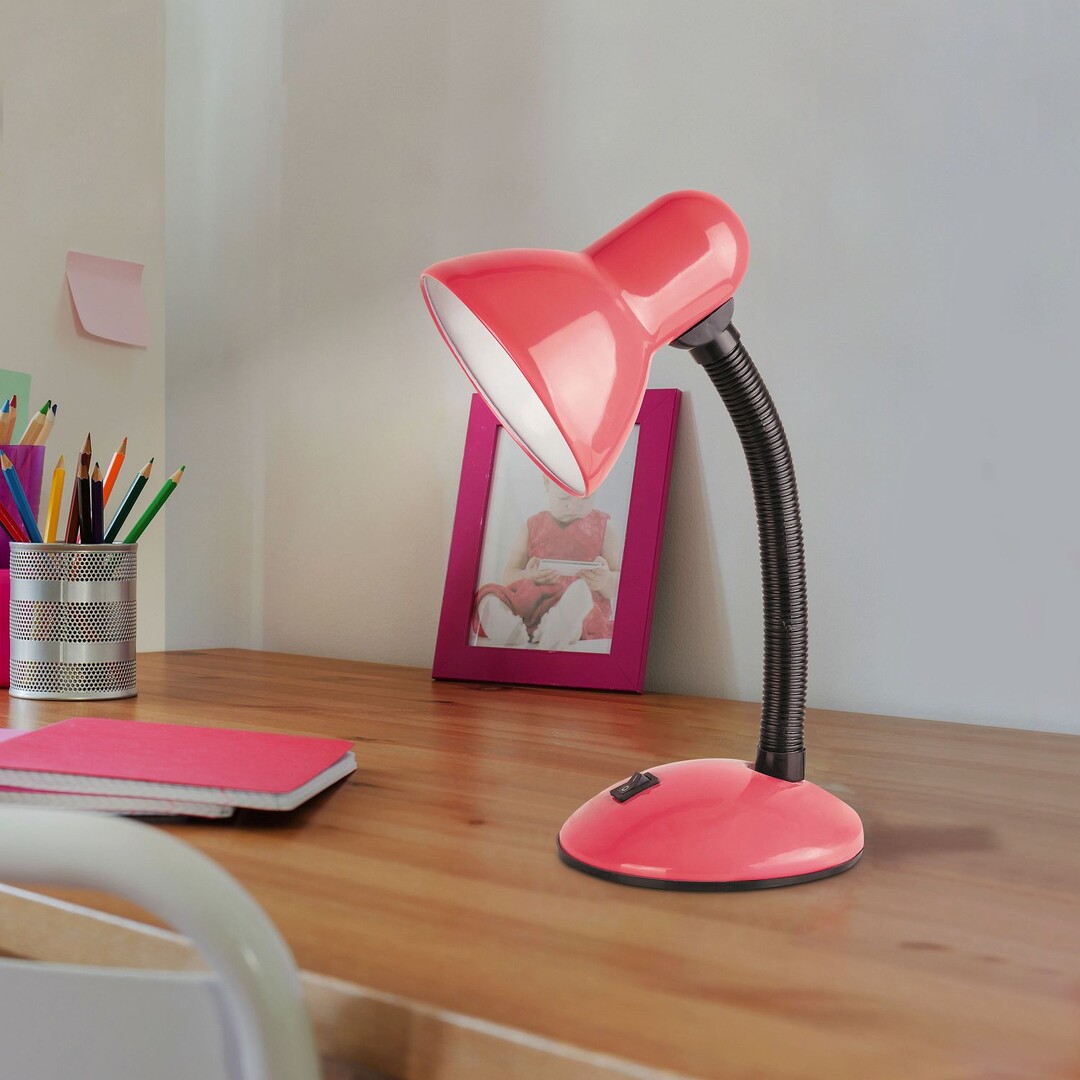 DYLAN stolná lampa ružová 1xE27/40W