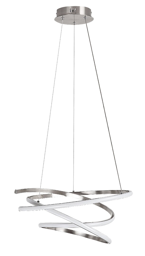 ESILDA závesné svietidlo matný chróm LED/42W/4000K, výška: 100cm
