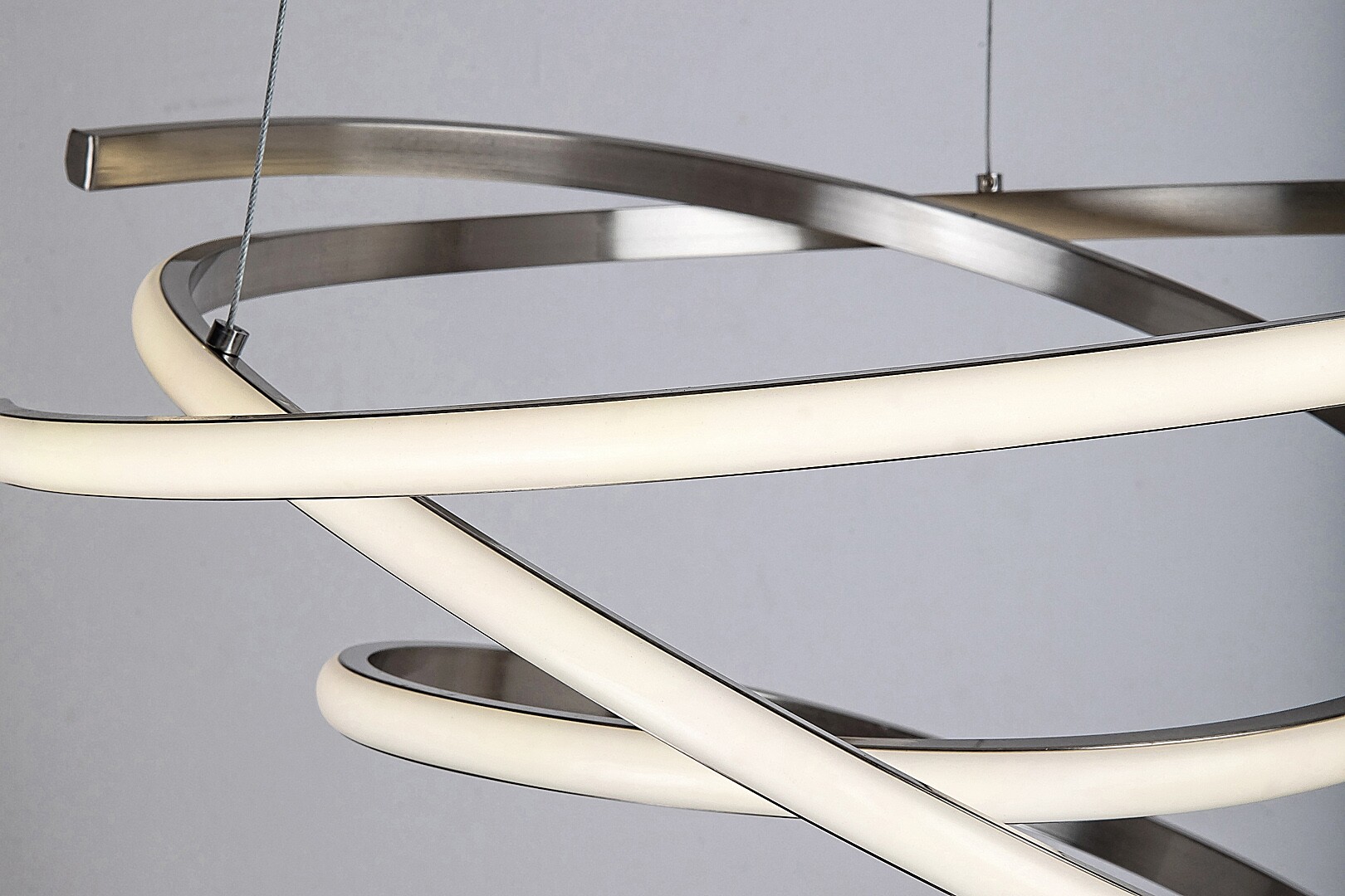 ESILDA závesné svietidlo matný chróm LED/42W/4000K, výška: 100cm