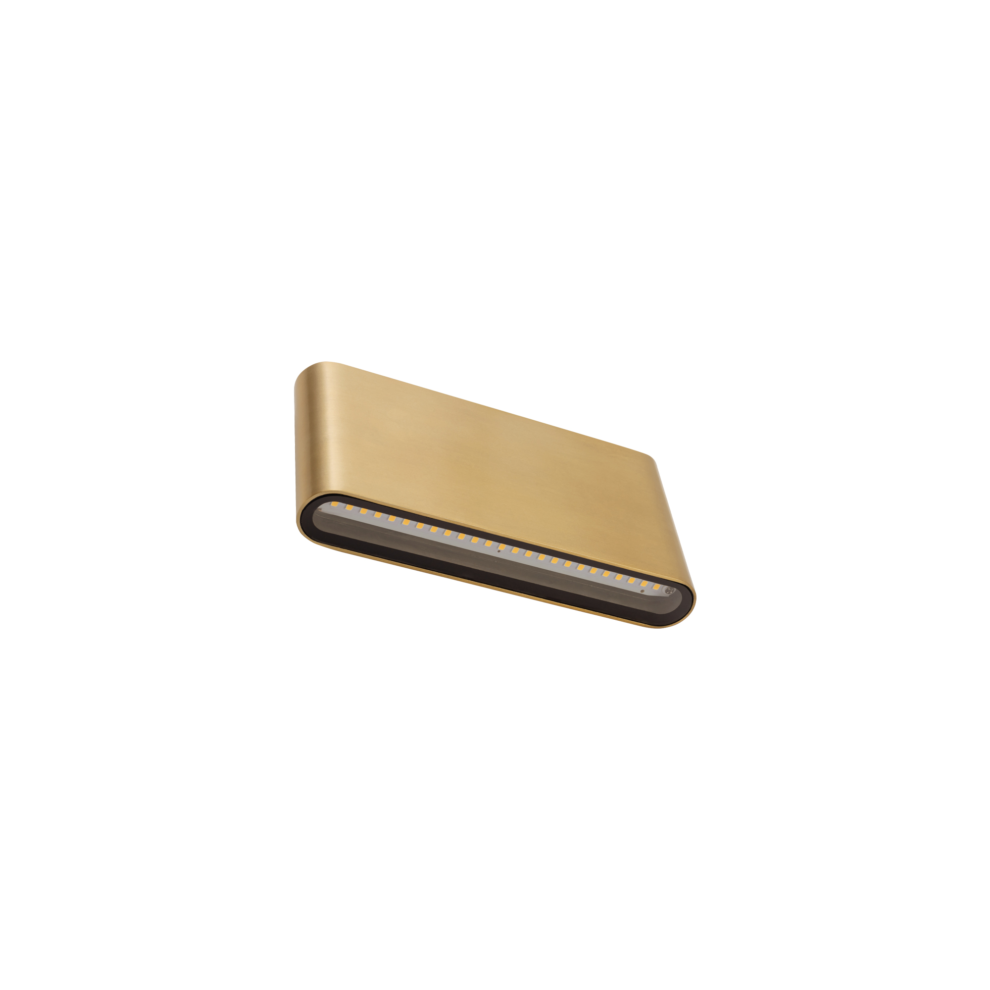 SEMI M vonkajšie nástenné mosadzné svietidlo LED 2x5W/3000K/500lm IP54, 17,5x9x3cm