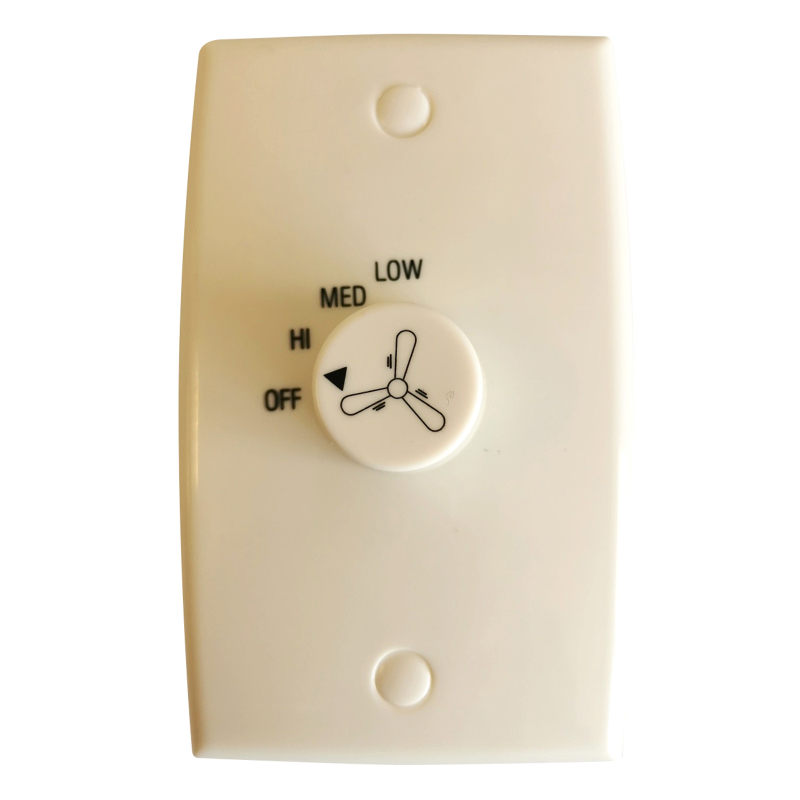 FERRO stropný ventilátor biely, 3 rýchlosti, 1 smer otáčania