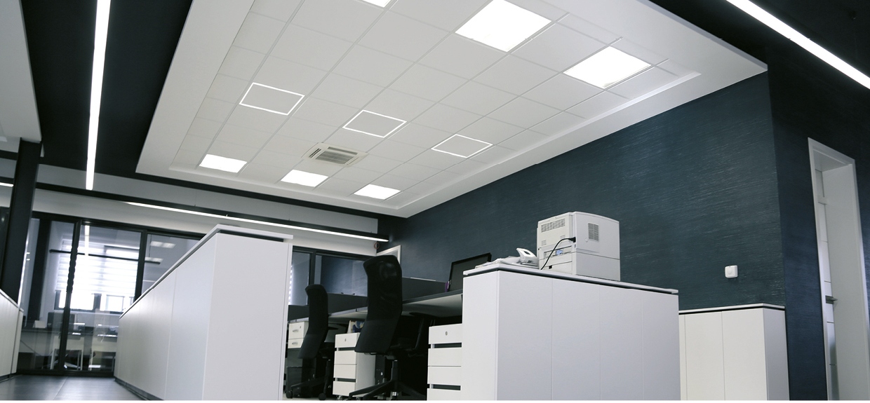 FRAME LED svietidlo 40W/4000K do rastrových podhľadov, rozmer: 59,1x59,1cm