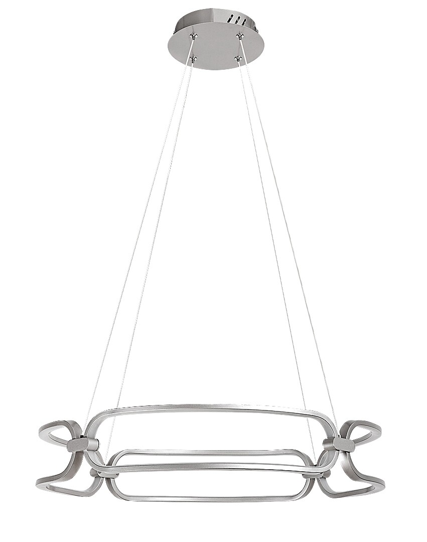 FRINGILLA závesné svietidlo matný chróm LED/67W/4000K, výška: 120cm