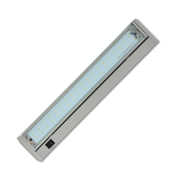 LED svietidlo pod linku výklopné strieborné 42SMD/10W/4100K/58,4 cm