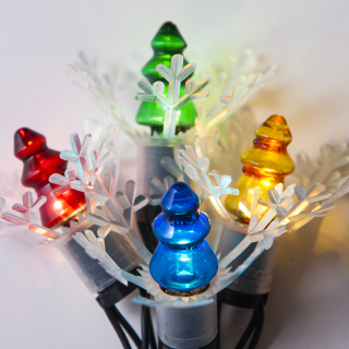 Vianočná reťaz ASTRA LED STROMČEK farebná 20LED, 5,7m, USB/batérie