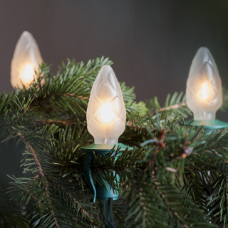 Predlžovacia reťaz ŠIŠKA FILAMENT biela 12xLED/20V/0,2W, 7,7m bez transformátora