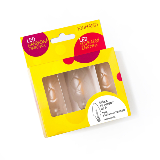 Ledková žiarovka ŠIŠKA biela 20V/0,2W krabička 3ks